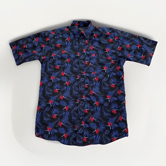 Ariat Other - Ariat Ike Shirt Men’s Small Floral Fitted Short Sleeve Western Casual Rodeo